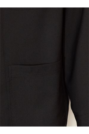Giacca camicia nera misto lana YES LONDON | XCM7237NERO